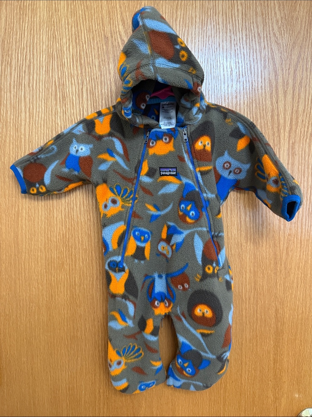 Patagonia Baby Bunting Fleece Size 3 Months